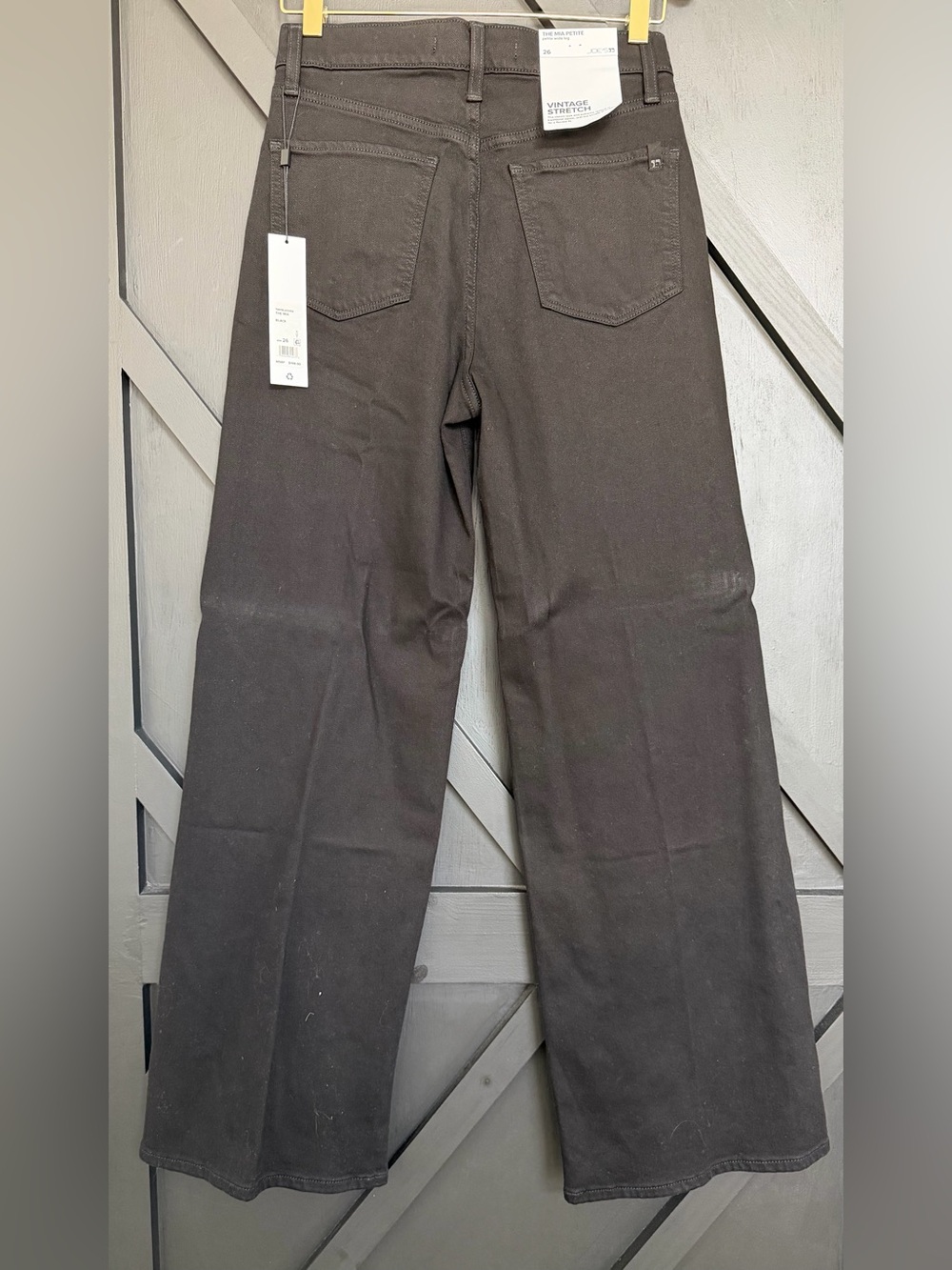 NWT Joe’s Jeans The Mia Petite High Rise Wide Leg Jeans in Black, Size 26 - Picture 10 of 13